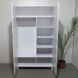 Шафа Борн 1200 Дуб Артизан/Антрацит (ніжки білі) MZN-031053 фото 10 Altek mebli