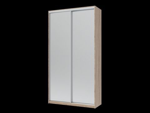 Шкаф купе Doros Сити Лайт Дуб Cонома 2 Зеркала 120х60х225 (42002036) 42002036 Altek mebli