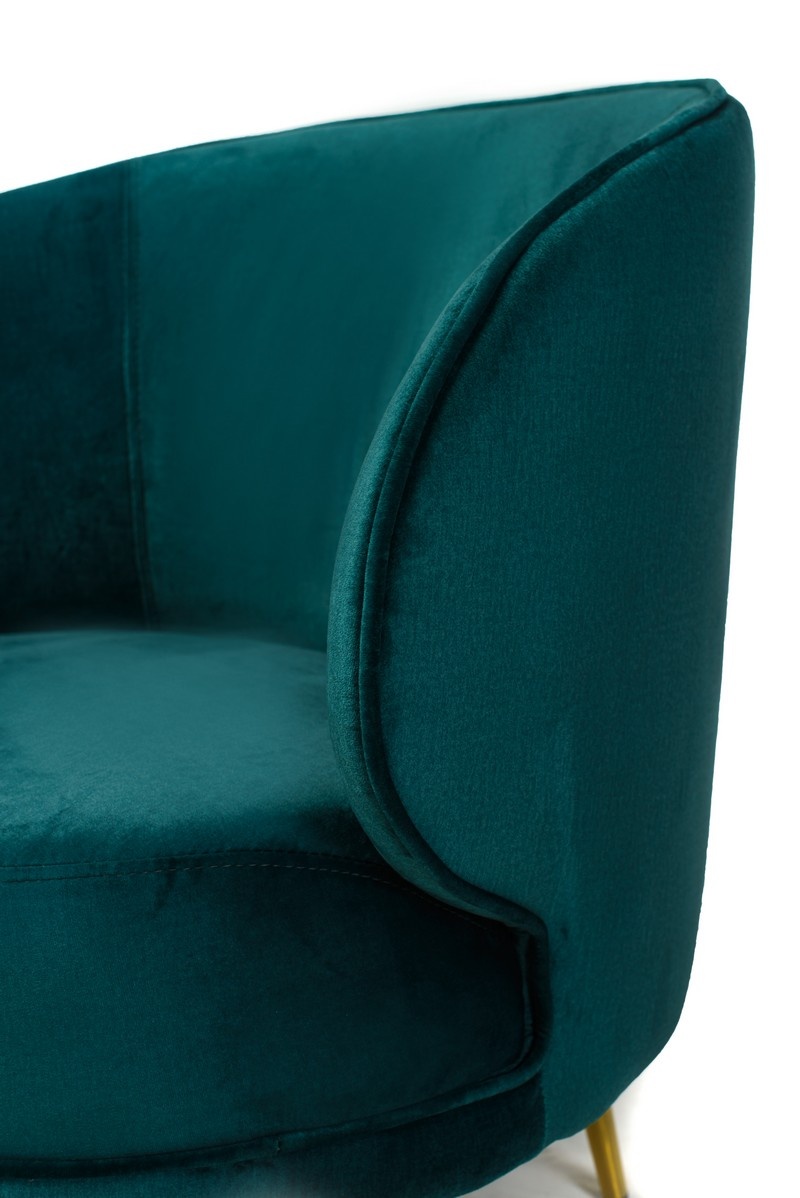 Кресло Сильвия Изумруд/Золото Vetro Mebel silviya-emerald-armchair Altek mebli