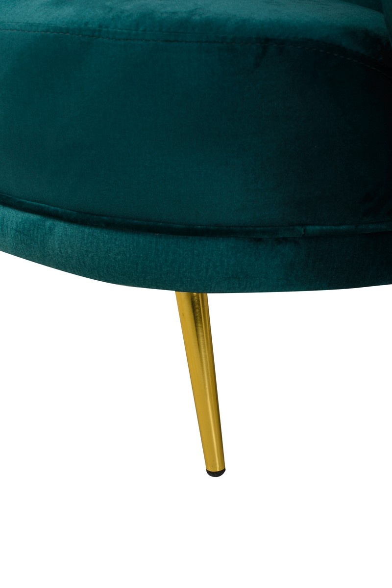 Крісло Сильвія Смарагд/Золото Vetro Mebel silviya-emerald-armchair Altek mebli