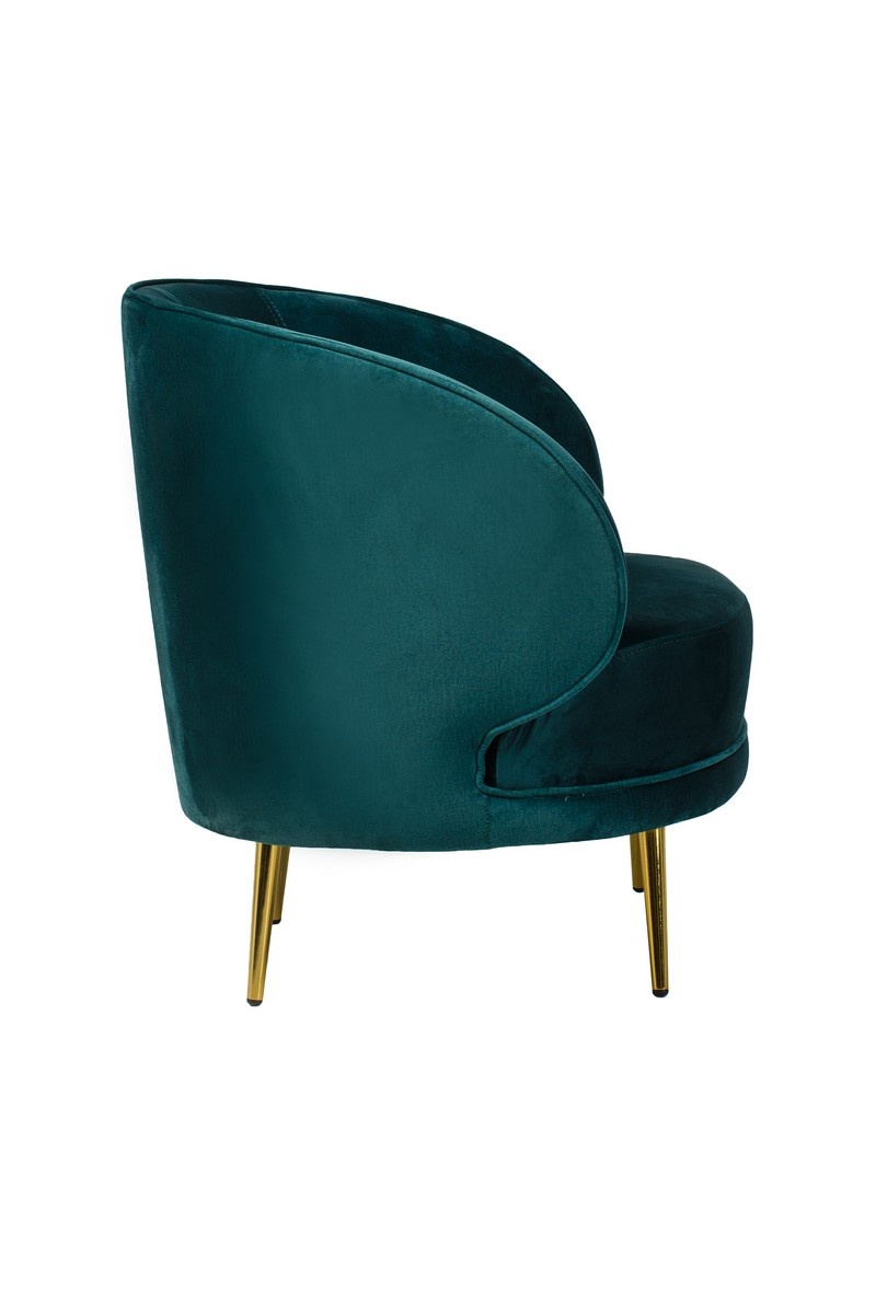 Крісло Сильвія Смарагд/Золото Vetro Mebel silviya-emerald-armchair Altek mebli