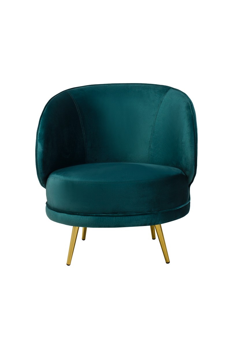 Крісло Сильвія Смарагд/Золото Vetro Mebel silviya-emerald-armchair Altek mebli