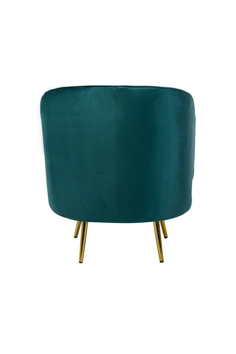 Крісло Сильвія Смарагд/Золото Vetro Mebel silviya-emerald-armchair Altek mebli