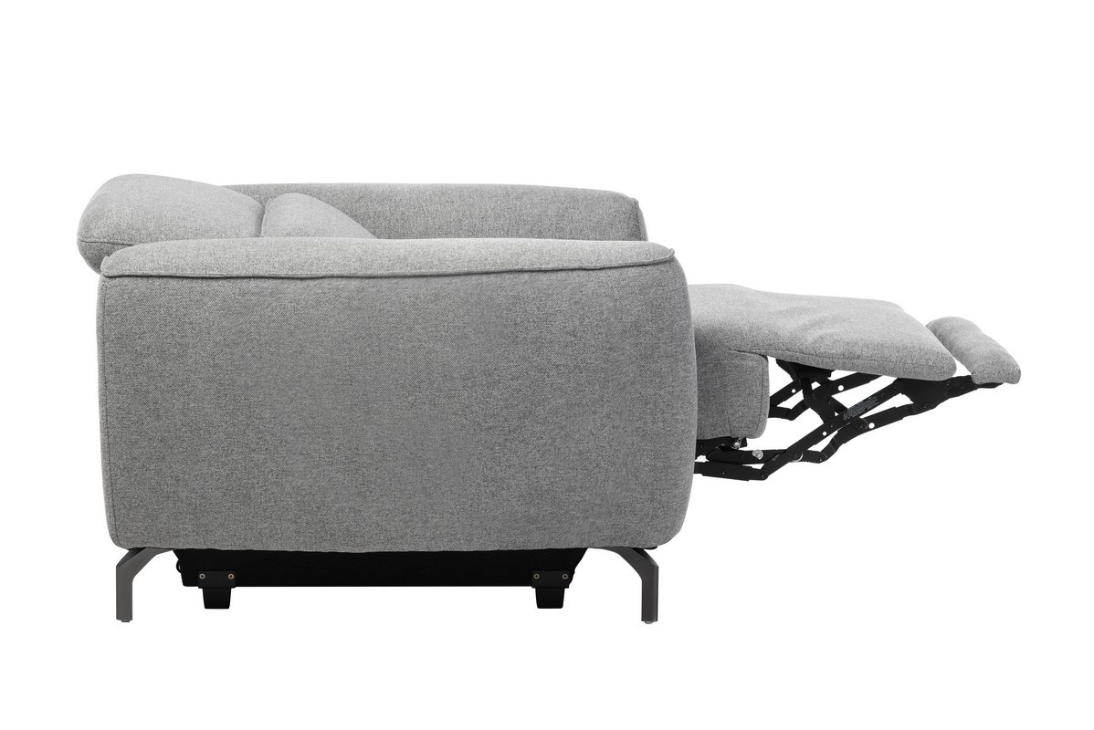 Крісло Валентіно Сірий/Чорний Vetro Mebel Valentino-grey-armchair Altek mebli