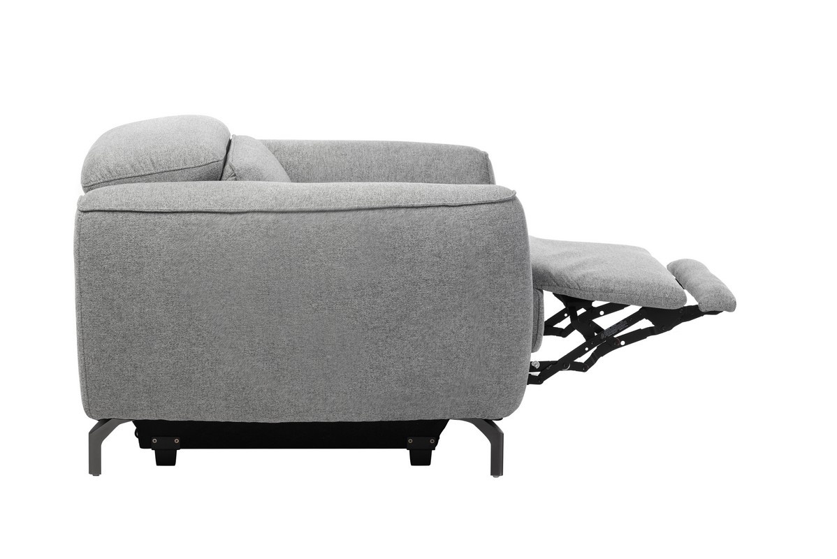 Крісло Валентіно Сірий/Чорний Vetro Mebel Valentino-grey-armchair Altek mebli