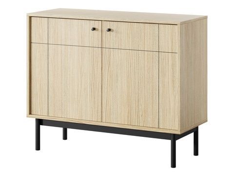 Комод Japandi K104 2-дверный Дуб линеа PFH-091463 Altek mebli