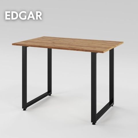 Обідній стіл EDGAR 900 Дуб крафт золотий/Чорний MRM480209 Altek mebli