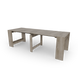 Обеденный раздвижной стол для кухни Неман ПИТОН Лайт Дуб крафт серый 8530481 Altek mebli