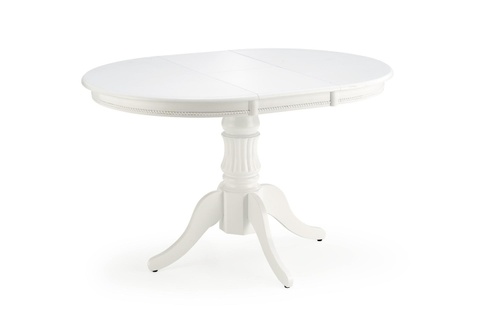 Круглий розкладний кухонний стіл WILLIAM Білий WILLIAM-biały Altek mebli