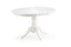 Круглий розкладний кухонний стіл WILLIAM Білий WILLIAM-biały фото 1 Altek mebli