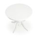 Круглий розкладний кухонний стіл WILLIAM Білий WILLIAM-biały фото 3 Altek mebli