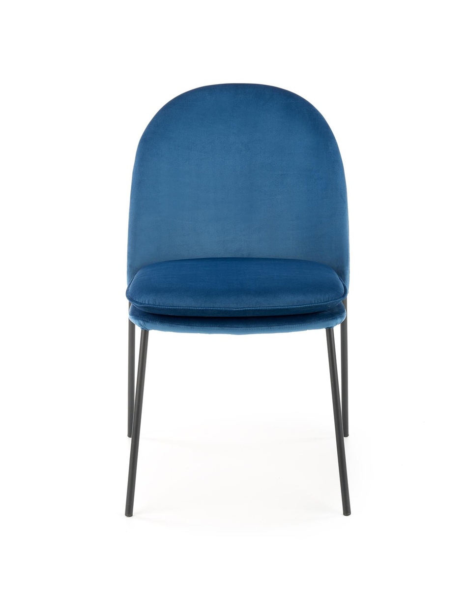 Кухонний стілець K443 Темно-синій/Чорний K443 Altek mebli