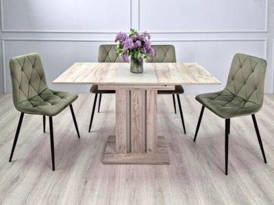 Стол обеденный POLAR 1000x1350 Дуб артизан/Глиняный серый POLAR_D/G Altek mebli