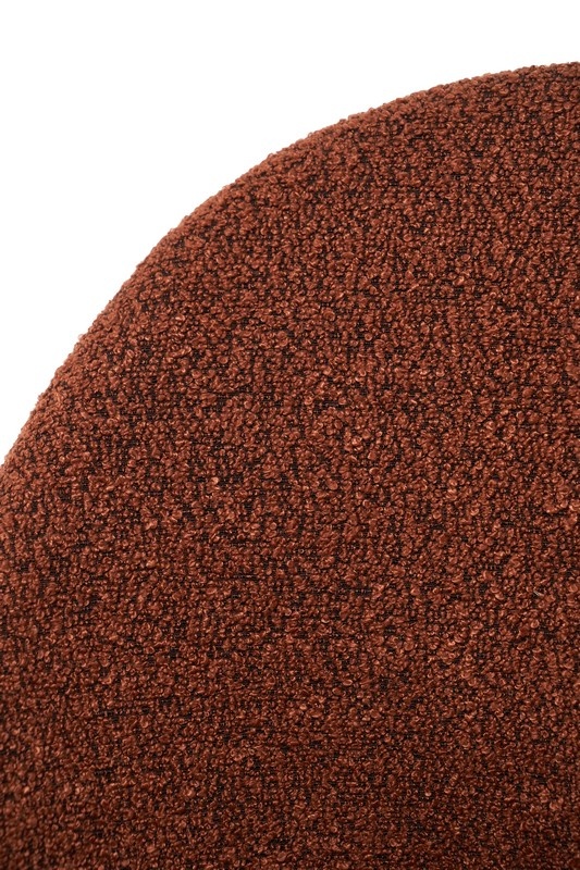 Стіл полубарний В-150 Теракотовий Vetro Mebel B-150-terracotta-boucle/black Altek mebli