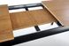 Раскладной стол WINDSOR Дуб темный/Черный WINDSOR-2 фото 4 Altek mebli