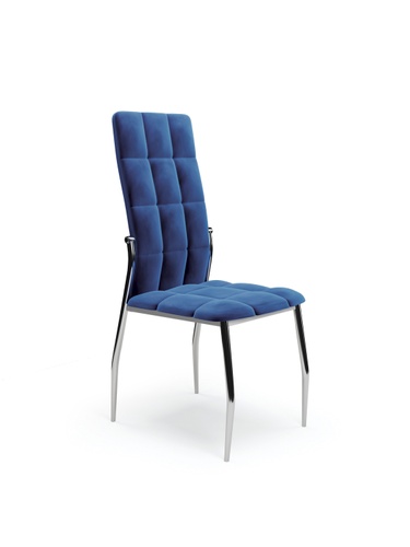 Кухонний стілець K416 Темно-синій/Хром K416-6 Altek mebli