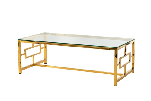 Журнальный стол CL-1 Прозрачный/Золото V454235 Altek mebli