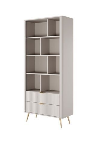 Стелаж Lante 2S Бежевий (золоті ніжки) PFH-091103 Altek mebli