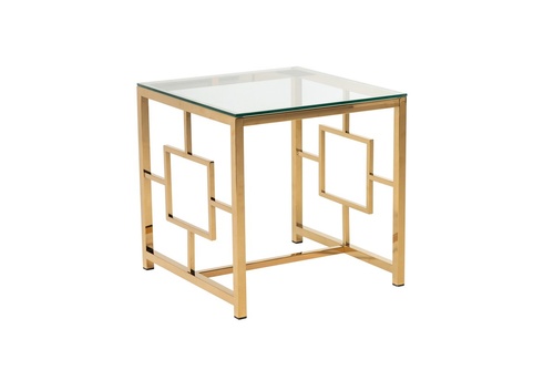 Кофейный стол CL-2 Прозрачный/Золото V454236 Altek mebli