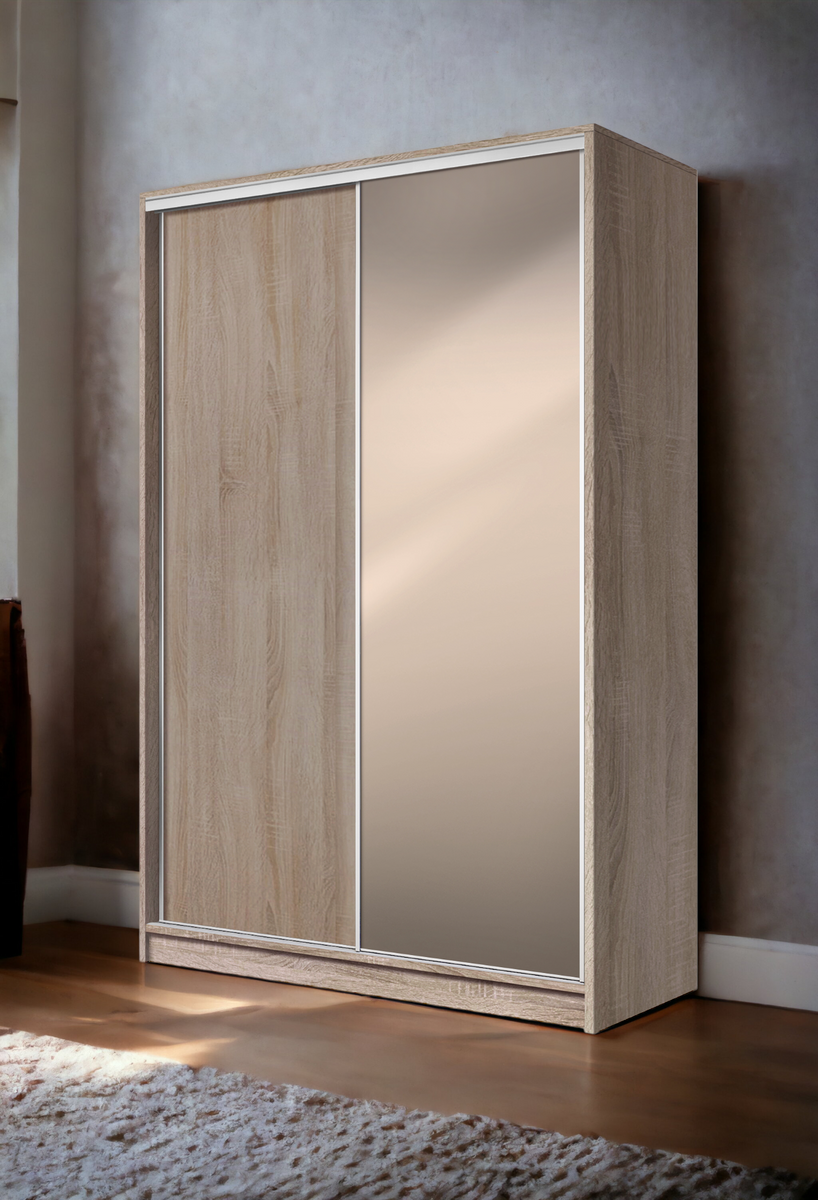 Шафа-купе E-Line ШК 2.3 Дуб сонома трюфель 600x1500x2400 232460151 Altek mebli