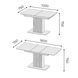 Стол раздвижной Неман ФОРЕСТ Белый/Графит 441802 фото 9 Altek mebli