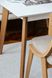 Кухонный стол из натурального дерева MILANO 120+37.5х80 White\Natural P10508 фото 5 Altek mebli