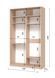 Шафа-купе E-Line ШК 2.3 Ясен Серфсайд 450x1500x2400 23244515 фото 3 Altek mebli