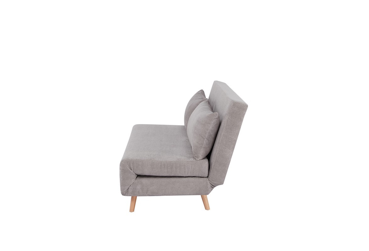 Софа розкладна Альма Сірий Vetro Mebel Alma-french-gray-extension-sofa Altek mebli