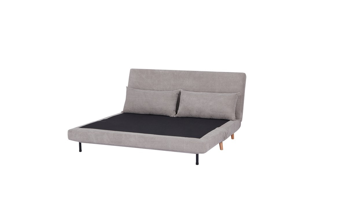 Софа розкладна Альма Сірий Vetro Mebel Alma-french-gray-extension-sofa Altek mebli