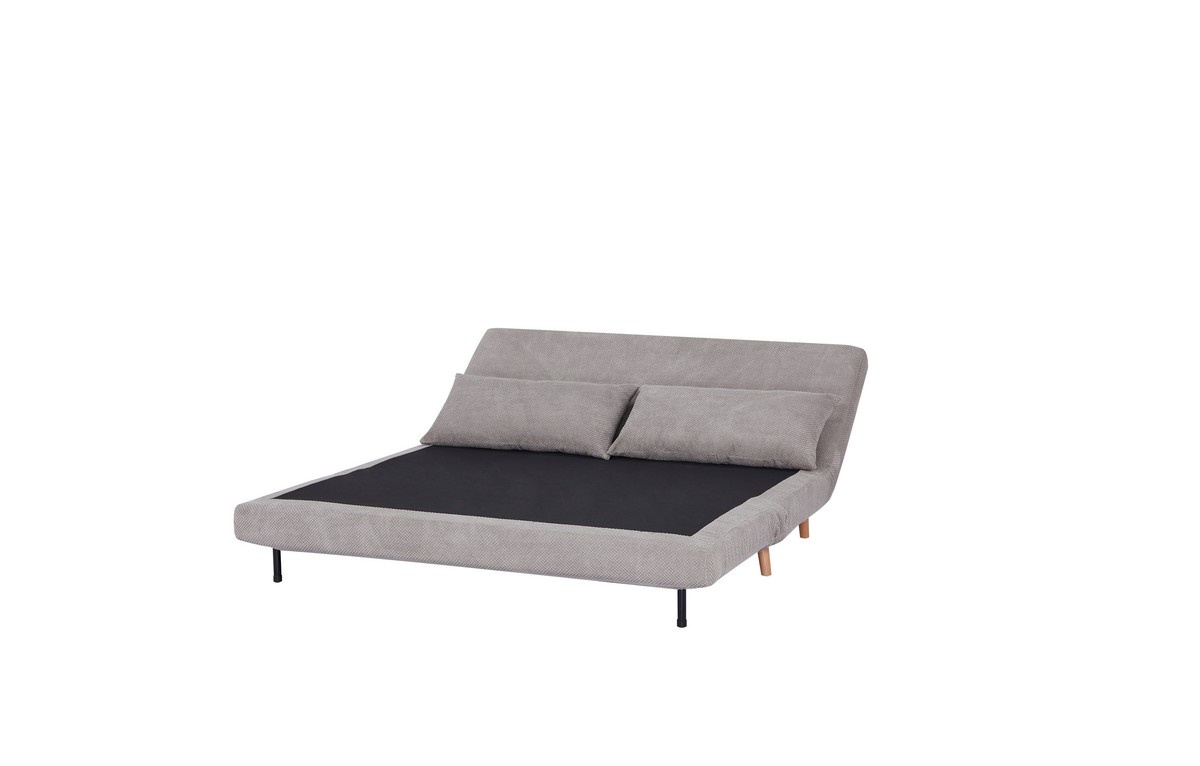 Софа розкладна Альма Сірий Vetro Mebel Alma-french-gray-extension-sofa Altek mebli