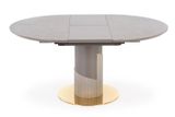 Раскладной круглый стол MUSCAT Пепельный мрамор/Серый MUSCAT фото Altek mebli