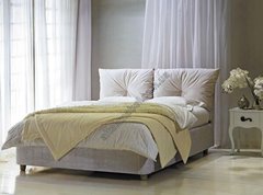 Кровать Мери 3 GreenSofa, Ламели, Ткань