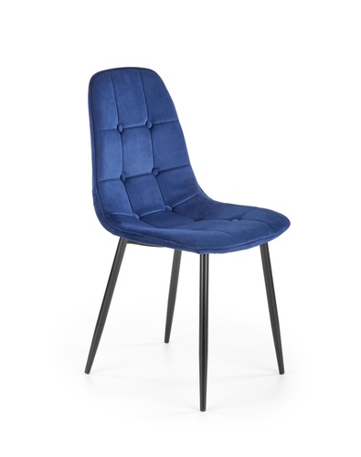 Кухонний стілець K417 Темно-синій/Чорний K417-6 Altek mebli