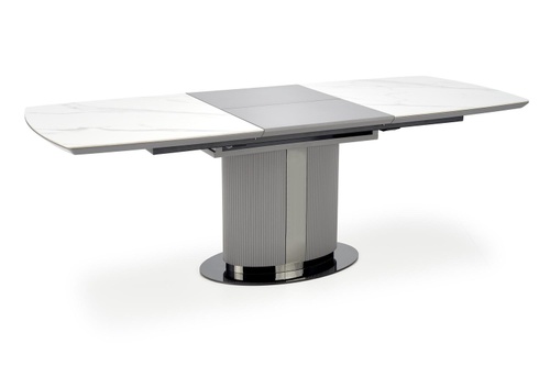 Раскладной кухонный стол DANCAN Белый мрамор/Серый DANCAN Altek mebli