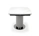 Розкладний кухонний стіл DANCAN Білий мармур/Сірий DANCAN фото 6 Altek mebli