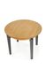 Розкладний круглий стіл SORBUS Дуб медовий/Графіт SORBUS-3 фото 8 Altek mebli
