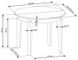 Раскладной круглый стол SORBUS Дуб медовый/Графит SORBUS-3 фото 12 Altek mebli