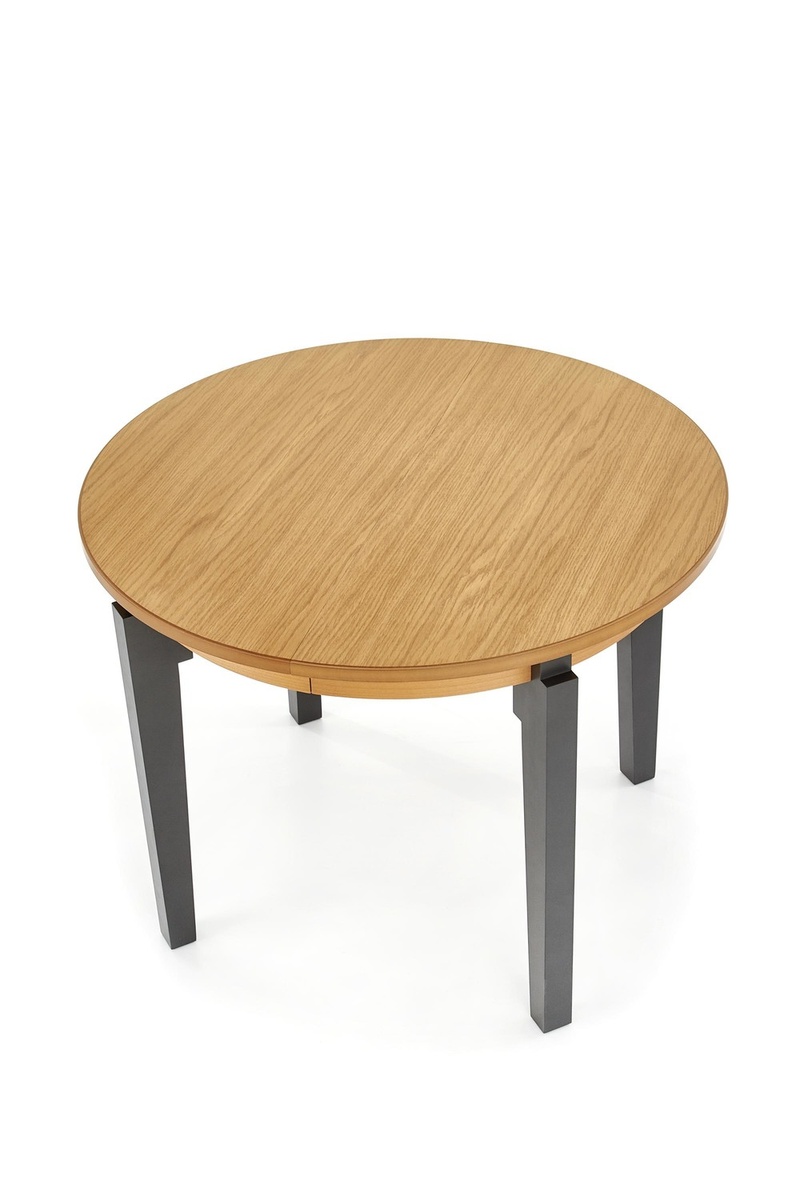 Розкладний круглий стіл SORBUS Дуб медовий/Графіт SORBUS-3 Altek mebli