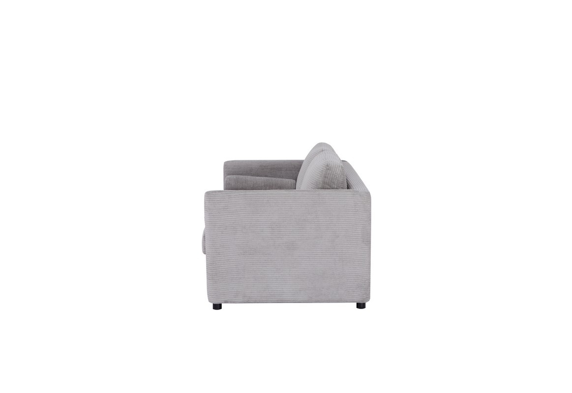 Софа раскладная Диего Серый Vetro Mebel Diego-french-gray-extension-sofa Altek mebli