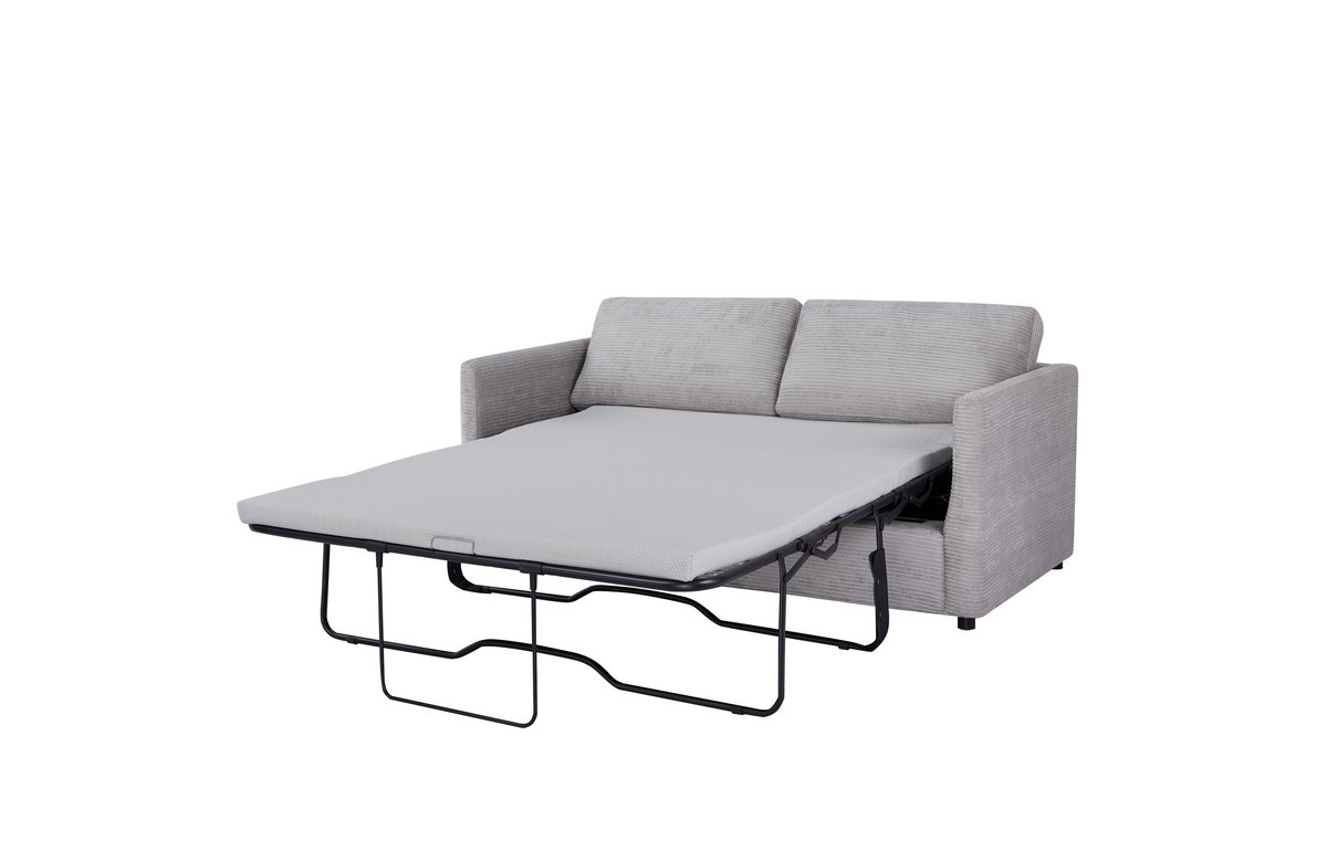 Софа раскладная Диего Серый Vetro Mebel Diego-french-gray-extension-sofa Altek mebli