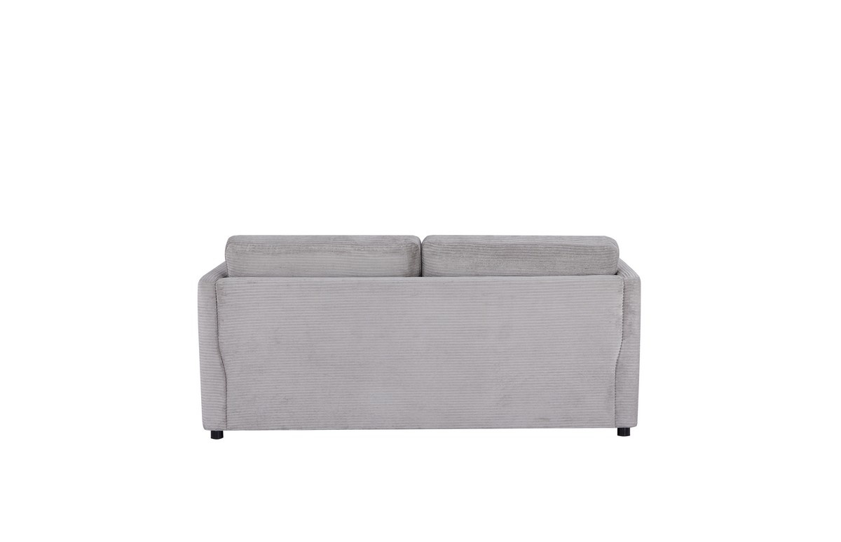 Софа раскладная Диего Серый Vetro Mebel Diego-french-gray-extension-sofa Altek mebli