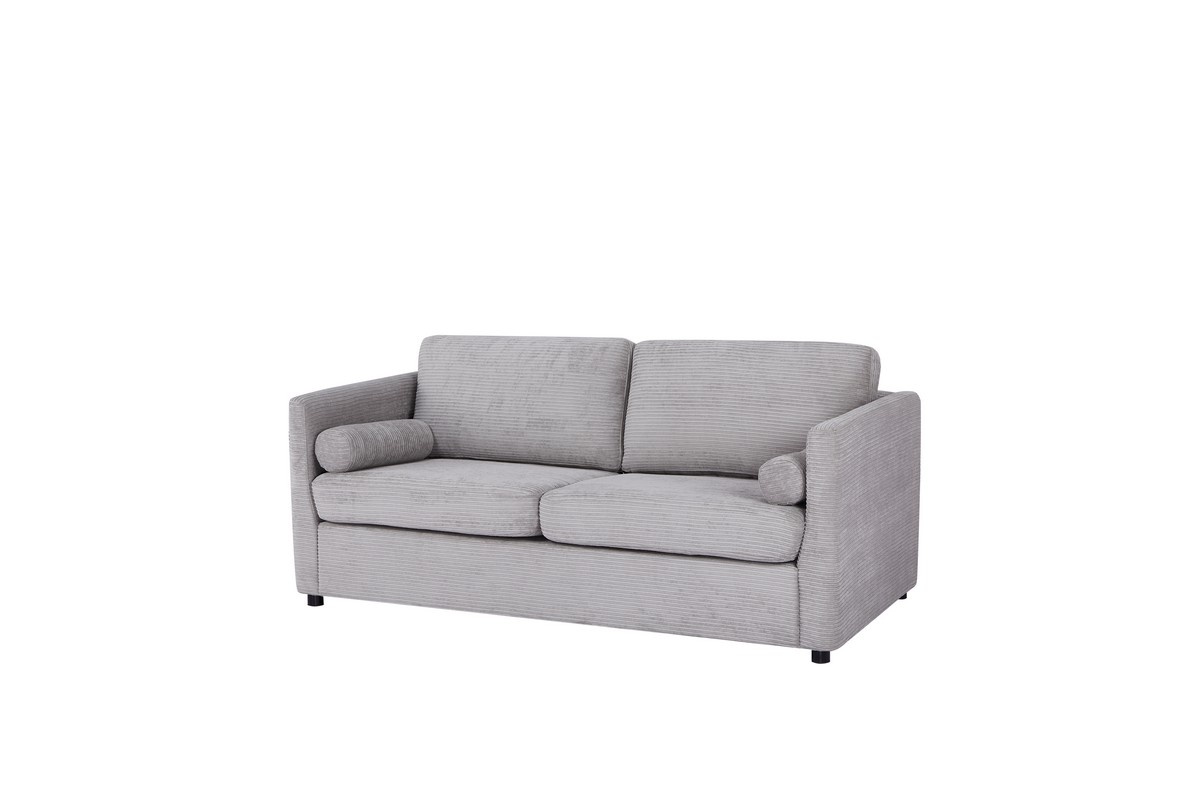 Софа раскладная Диего Серый Vetro Mebel Diego-french-gray-extension-sofa Altek mebli