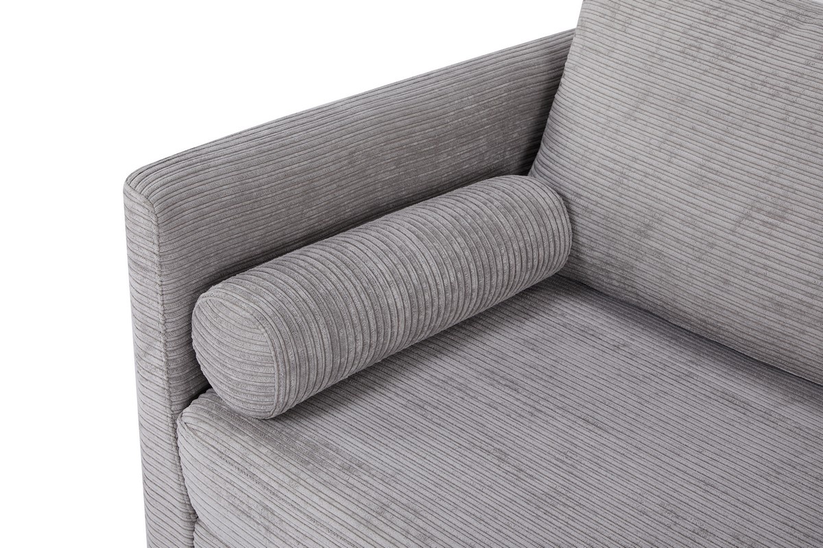 Софа раскладная Диего Серый Vetro Mebel Diego-french-gray-extension-sofa Altek mebli