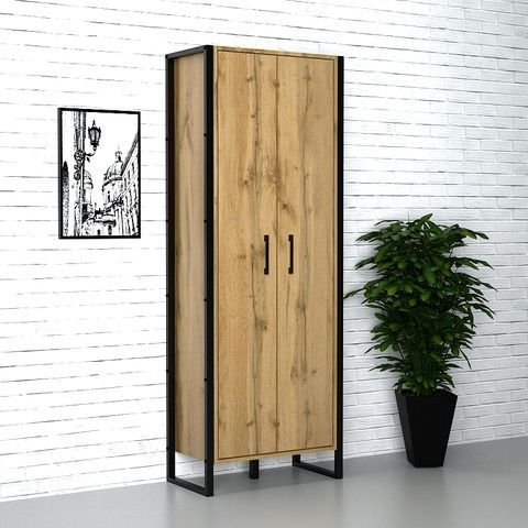 Офисный шкаф ШЛГ-4A 600x400x1900 Дуб аппалачи GAMMA-SHLG4A-1 Altek mebli