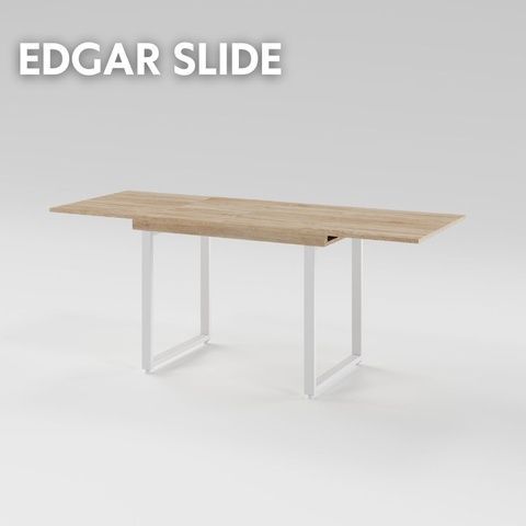 Розсувний стіл EDGAR slide 36 мм 1100 Дуб сонома/Білий MRM480144 Altek mebli