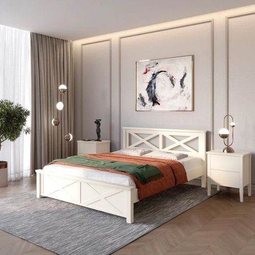 Двуспальная кровать Прованс Н Айвори 180&times;200 см MBG-50019-20 Altek mebli