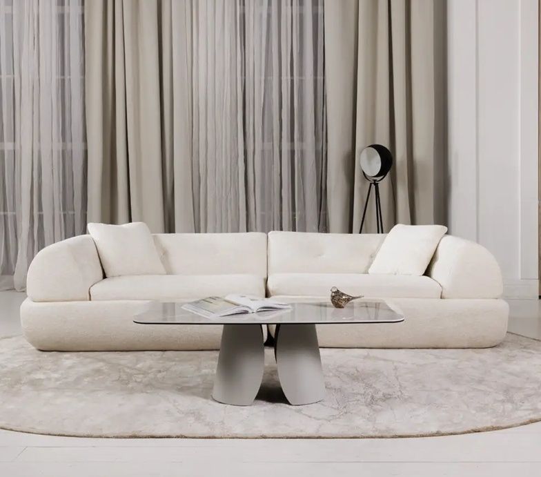 Безкаркасный модульный диван Вирджиния айвори Virginia-ivory-sofa Altek mebli
