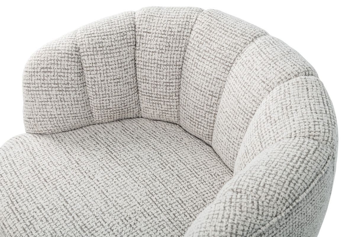 Поворотне крісло "Верона" сніжний графіт Armchair-verona-grey Altek mebli