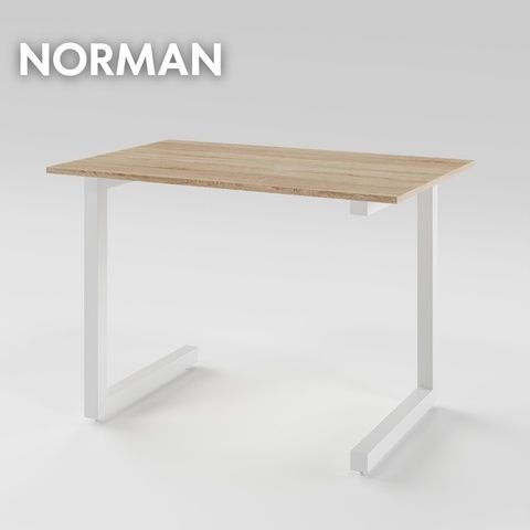 Обідній стіл NORMAN 1100 Дуб сонома/Білий MRM480214 Altek mebli
